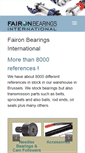 Mobile Screenshot of fairon-bearings-international.com